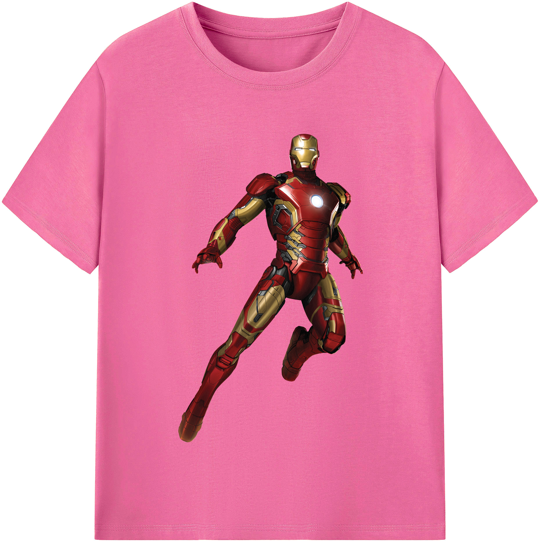 （画像用） アベンジャーズ The Avengers レディースカジュアルプリントTシャツ（綿100％）